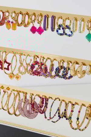 Earrings display colorful Multi Stainless Steel h5 Picture2